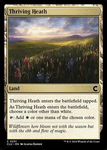 (251) MTG ■土地/英語版■ 《興隆する荒野/Thriving Heath》カルロフ邸殺人事件：Clue Edition CLU 土地C