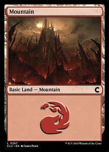 (267) MTG ■土地/英語版■ 《山/Mountain》カルロフ邸殺人事件：Clue Edition CLU 土地