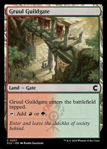 (237) MTG ■土地/英語版■ 《グルールのギルド門/Gruul Guildgate》カルロフ邸殺人事件：Clue Edition CLU 土地C