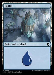 (259) MTG ■土地/英語版■ 《島/Island》カルロフ邸殺人事件：Clue Edition CLU 土地