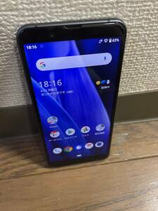 AQUOS sense3 SHV45 ブラック au SIMフリー　No54