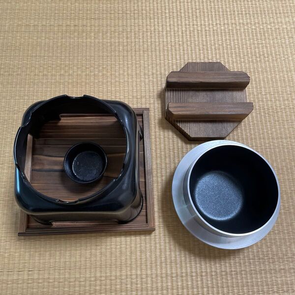 遠藤商事 卓上ご飯鍋 フッ素加工 釜めしセット 1合炊 フッ素加工でくっつかない アウトドアにも使える 業務用 QKM51