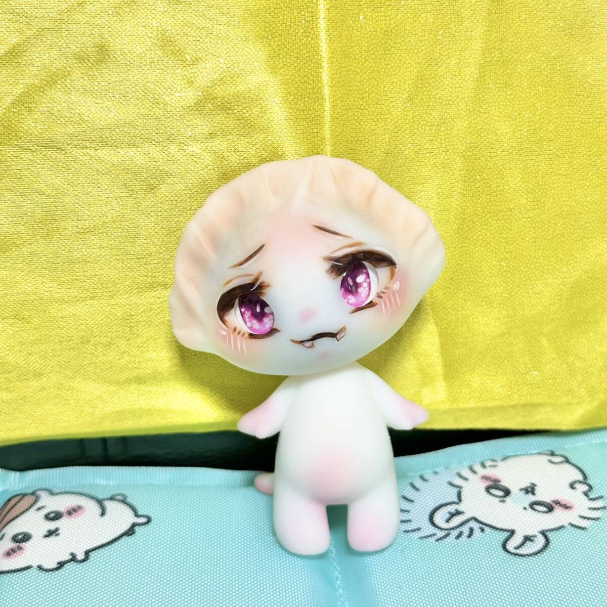 ★Yuruyurupon★ [Kienkko] Cabeza de Gyoza + muñeca con cabeza personalizada de mini cuerpo Kawazuya a, muñeca, muñeco de personaje, muñeca personalizada, partes