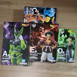 一番くじ ドラゴンボール 未来への決闘 ACED賞 パーフェクトセル、未来悟飯、ミスターサタン、ベジータMASTERLISE