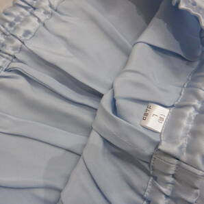 メンズ 紳士 シルクパジャマ 絹100%【L】長袖長ズボン オールシーズン サックス（水色）パイピング（白色）ナイトウエアの画像9