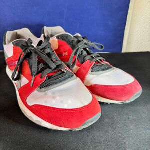 良品 Reebok ローカットスニーカー 29.0cm RED シューズ 靴 GL6000