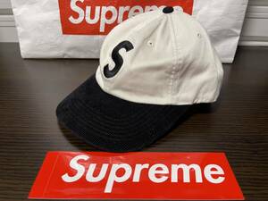 ★ Supreme 2-Tone S Logo 6-Panel Stone 2024SS ★