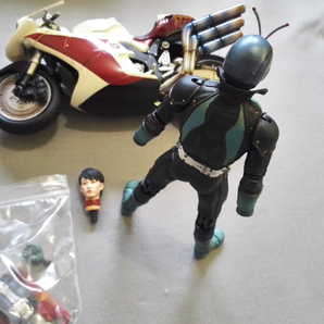 【中古良品】『S.I.C VOL.46 仮面ライダー1号＆サイクロン号 （THE FIRST Ver ）』の画像6