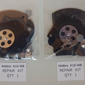  送料無料 Walbro キャブレター用 WB-3A SLレース対応品 K10-WB Full Repair Kit 2個SET  パッキン＆ニードルSETの画像1