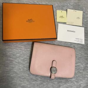 エルメス HERMES 長財布 財布 ドゴン sakuraの画像1