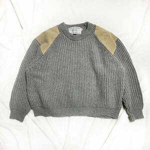 Oldder by Knitwear イギリス製クルーネックウールニット セーター 長袖
