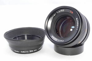 CONTAX Contax Carl Zeiss Planar T* 50mm F1.4 MMJ single burnt point lens 