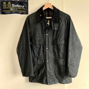 80s vintage Babour BEDALE 2ワラント　バブアー ビデイル オイルドジャケット ビンテージ　S