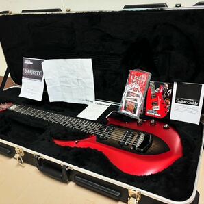 【１円～売り切り】MUSICMAN majesty 7 Iced Crimson【美品】の画像1