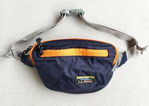 ★極美品★ L.L.Bean STOWAWAY HIPPAC ヒップパック NAVY ウエストポーチ