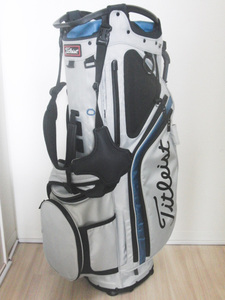 【訳あり商品】最新モデル！限定カラー！Titleist Hybrid 14 Stand Bag (Gray/Lagoon/Black)