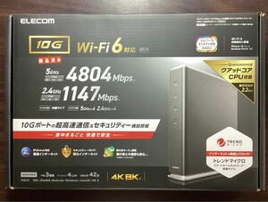 Wi-Fi 6(11ax) 4804+1147Mbps Wi-Fi 10ギガビットルーター ／中古／動作確認済み