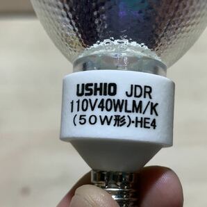 未使用 USHIO ウシオ 電球 JDRΦ50 ダイクロハロゲン 50W形 JDR110V40WLM/K ハロゲンランプ 省電力タイプ 4個セットの画像5