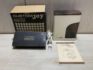  unused CUSTOM JOY custom Joy coffee bean .. machine operation goods retro 