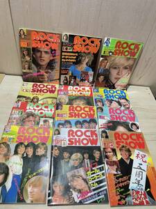 ROCK SHOW　ロック・ショウ　音楽雑誌　12冊セット　昭和54／55／56／57年　まとめ売り
