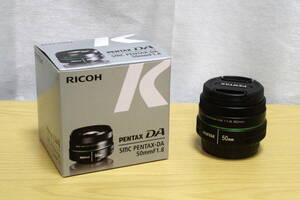 ペンタックス smc PENTAX-DA 50mm F1.8　【美品　動作品】