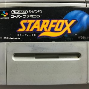 当時物 1990年 任天堂 日本製 SFCソフト F-ZERO エフゼロ 1993年 STARFOX スターフォックス セット スーパーファミコン レトロ 希少の画像3