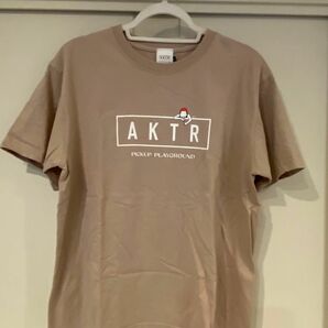 AKTR スラムダンクLサイズCOTTON LOGOTEE SMOKE PINK