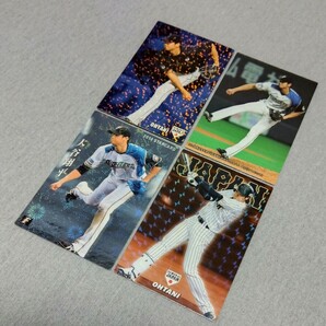 【1円スタート】MLBカード, 大谷翔平(SHOHEI OHTANI), Calbee, MVP, 侍JAPAN, 4枚セットの画像2