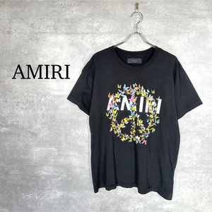 『AMIRI』アミリ (M) ロゴプリント 半袖Tシャツ