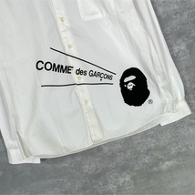 『COMME des GARCONS』 コムデギャルソン (M) デザインシャツ_画像5