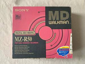 SONY MDウォークマン　MZ-R50