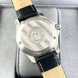 【1円〜】OMEGA オメガ 腕時計 メンズ SEAMASTER シーマスター 120m ブルー文字盤 ラウンドフェイス デイト 正規品の画像6