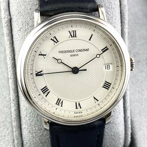 【1円〜】FREDERIQUE CONSTANT フレデリック コンスタント 腕時計 メンズ AT 自動巻 ホワイト文字盤 ラウンドフェイス 裏スケ 可動品の画像4