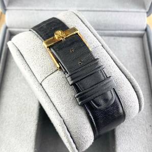 【1円〜】OMEGA オメガ 腕時計 メンズ AT 自動巻 Geneve ジュネーブ ゴールド文字盤 スクエア アンティーク デイト 可動品の画像5