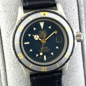 【1円〜】TAG HEUER タグ ホイヤー 腕時計 レディース 972.608F ブルー系文文字盤 プロフェッショナル デイト 正規品の画像4