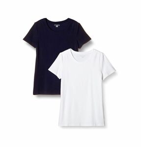 [Amazon Essentials] マルチパック Tシャツ クルーネック クラシックフィット 半袖 レディース M