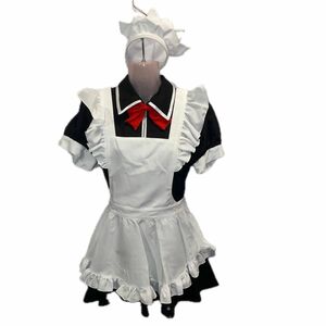 一騎当千　呂蒙子明風　メイド服　黒　Ｍサイズ　BODYLINE製　コスプレ衣装