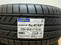 新品　4本セット！　225/45/17 グッドイヤー　GOODYEAR EAGLE LS EXE 225/45R17 91W _画像2