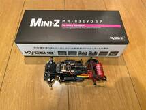 ★☆京商　ミニッツレーサー　MR-03EVO SPシャシーセット　W-MM/8500KV　32792　オプション多数　中古品☆★_画像2