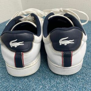 LACOSTE ラコステ スニーカー 28.5cm CARNABY EVO トリコロール テニス 靴の画像5