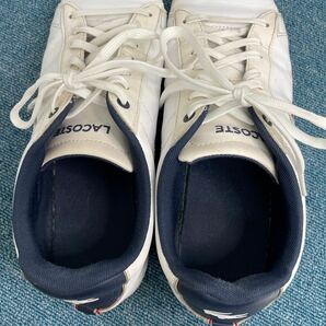 LACOSTE ラコステ スニーカー 28.5cm CARNABY EVO トリコロール テニス 靴の画像6