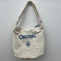 【おすすめ】ORCIVAL オーシバル キャンバスショルダーバッグ 帆布 マリン_画像1