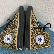 【美品 ¥1,000スタート】CONVERSE ALL STAR レオパード柄 スニーカー コンバース オールスター 27.5cm 豹柄 アメカジ 古着 _画像7