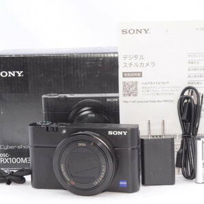 【極美品】SONY Cyber-shot DSC-RX100M3 ブラック コンパクトデジタルカメラ ＃P0632404019Yの画像1