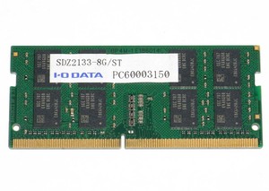 ★ IO DATA PC4-17000 DDR4-2133 260pin S.O.DIMM 8GB ノートPC用 ★