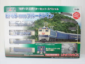 KATO 10-004 N gauge starter set special EF65-1000 blue to rain a