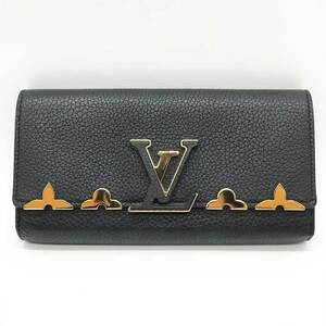 ルイヴィトン ポルトフォイユ・トリヨンカプシーヌ ブラック M64551 LOUIS VUITTON Aランク 中古 六甲道店