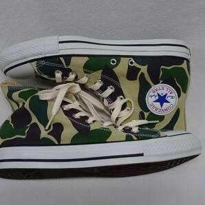 CONVERSE コンバース ALL STAR HI 100周年 オールスター スエード カモフラ Size8.0 国内正規品 タグ付き 未使用の画像4