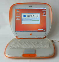 iBook G3 Shell 300MHz 160MB/20GB/CD タンジェリン　美　_画像1