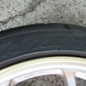 RAYS レイズ CE28N 7.5J-17 +33 114.3-5穴 希少サイズ 215/40R17 ZⅢ 2本 色褪せ・腐食ありの画像6